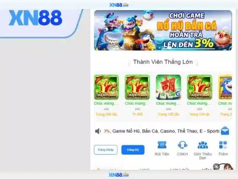 XN88: một cái nhìn tổng quan về nền tảng casino trực tuyến